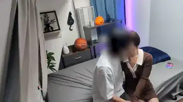 先輩彼女と2人きり！ダメって言いながらイキまくり